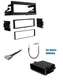 1 DIN Car Stereo Radio Install Dash Wire Pocket Ant for some GM GMC Chevrolet