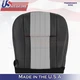 2003 For Ford F150 Harley Davidson Passenger Bottom Leather Seat Cover BLK/Gray