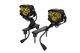Morimoto 4Banger NCS Amber Spot A-Pillar Light Pod Kit For 2020+ Jeep Gladiator