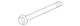 Genuine Land-Rover Knuckle Assembly Upper Bolt LR024507