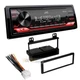 JVC KDX280BT Bluetooth MP3/USB Car Stereo Radio kit for 2001 - 2004 Ford Mustang