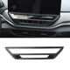 Car Mergency Light Switch Control Trim For Volkswagen ID.4 2021-23 Carbon Fiber
