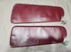 1981&ndash;1993 Dodge Ram & Ramcharger Sun Visor Pair &ndash; Burgundy Vinyl LH RH OEM