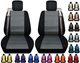 Front set car seat covers fits Ford F150 2004 to 2008 with Integrated seat belts