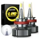 Y13 AUXITO LED Headlight Low Beam Bulb H11 for Toyota Tundra 2007-2013 White Kit