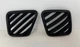 02-05 OEM Dodge Ram 1500 Dash Defogger Defrost Vent LH RH Left Right Set Black