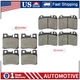 Front & Rear Ceramic Brake Pads Set Set For 1990-1993 Mercedes-Benz 500SL PZ