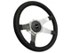 1974-94 Chevy Truck 9 Bolt Leather Steering Wheel Solid Kit, Solid 4-Spoke