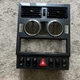  97-04 Mercedes R170 SLK230 Center Radio Trim Panel Vent Dark Grey Bezel Style.