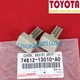 GENUINE OEM LEXUS 03-09 GX470 DOOR ASSIST GRIP PLUG SET OF 2 x 74612-13010-A0