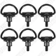 6 x Steel Cargo Hooks V550A74-AD 15550A74-A For Ford Transit-150 250 350 2015-23
