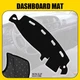 For 1998-2001 Dodge Ram 1500 2500 3500 Black Dashboard Dash Cover Mat Pad Carpet