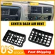 2PCS A/C Air Heater Dash Bezel Vents For 1996-2002 Toyota 4 Runner Tacoma Black