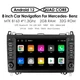 For Mercedes Benz W169 W906 Sprinter W245 B200 Android 12 CarPlay Radio GPS WiFi