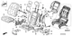 Genuine Honda Armrest Assembly L Front Seat *NH598L* (Atlas Gray)81580-SYF-A01ZA