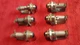 VINTAGE DIALCO GREEN GLASS JEWEL DASH GAUGE PANEL  LIGHTS. NOS ( SIX )