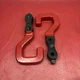 OEM MOPAR Jeep JT Gladiator Rubicon Red Rear Tow Hooks 2020-2023 68334733AB