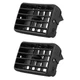 2PC For Toyota 4Runner Tacoma 1996-2002 A/C Air Heater Dash Bezel Vents Black US