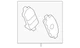Genuine Nissan 2020-2024 LEAF Front Brake Pad Set D4060-6WK0A