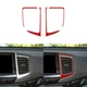 Red Carbon Fiber Central Air Vent Outlet Frame Trim For Honda Ridgeline Pilot