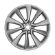 Refurbished 20x8.5 Painted Bright Silver Wheel fits 2018 Tesla Tesla 3