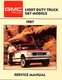 1987 GMC S-15 Pickup & Jimmy Factory Shop Service Manual