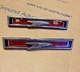 1967 66? Skylark--SET--"OEM" Interior Door Panel "Skylark" Emblems Ornaments GM