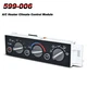 599-006 Heater A/C Climate Control Module for GM Pickup Truck SUV New