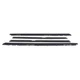 1A  Window Sweep Weatherstrip Felt Seal Kit Set of 4 for 90-96 Chevy Corvette