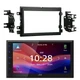 JVC Double DIN 6.8" Touchscreen Bluetooth Receiver, 2004-up Ford Install Kit
