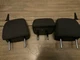2018-2022 TOYOTA C-HR REAR SEAT HEADREST SET OF THREE CLOTH GRAY/BLACK