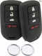 Silicone Key Fob Cover for 2013-2021 Honda Accord CR-V Civic Fit HR-V Odyssey i