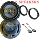 Soundstream Front or Rear 6.5" 300W Speakers & Adapters for Honda Accord/Civic