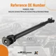 Front Drive Propeller Shaft For Ford F250 F350 F450 F550 Super Duty 7.3L 00-03