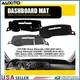 Black Gray Dashboard Mat Fit 2007-13 Chevy Silverado 1500 GMC Sierra 1500 2500HD