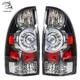 Fit For Toyota Tacoma 2005-2015 Tail Lights Red Lamps Left+Right Smoked LED Rear