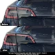 Crux Moto Tail Light Tint Rear Dark Smoke 20% for Tesla 3/Y 17-23 & 20+