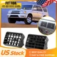 2PCS Front Vent Air Center Dash AC 1996-2002 Grille Trim Black For Toyota Tacoma