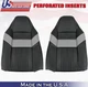 2006 For Ford F250 F350 Harley Davidson Driver Passenger Top Leather Covers BLK