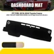 Fits For Toyota Camry 2018-2024 Dashboard Mat Black Sun Shade DashMat Cover Pad