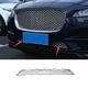 For Jaguar F-PACE 2017-21 Chrome Silver Front Lower Bumper Mesh Grille Grill  1*