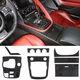 7pcs ABS Carbon Fiber Interior Trim Cover Set Fits Jaguar F-type Coupe 2013-24