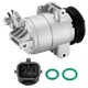AC Compressor 6-Groove Pulley For Chevy City Express 15-18 & Nissan NV200 13-21