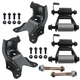 Pair Rear Leaf Spring Shackle Hanger for 00-07 Ford F250 F350 F450 F550 Truck