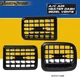 3Pcs Fit For 1998-2002 Dodge Ram 1500 2500 3500 A/C Air Heater Dash Bezel Vents