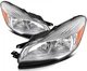 Left Right Side LED Headlights Assembly Lamps For 2013-2016 Ford Escape SUV