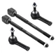For 2011-2019 Ford Explorer Front Inner & Outer Tie Rod End Kit 4 PCS ES800952