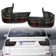 Smoked LED Tail Light Set For 2007 2008-2013 BMW E70 X5 Rear Brake Stop Lamp 