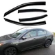 Side Window Wind Deflector fit for,4pcs Dark Smoke Nice 2010-2013 Mazda 3