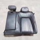 2017 MASERATI GHIBLI Driver Left Side Rear Seat Back Black Leather Trim NA